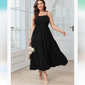 Elegant Black Maxi Dress
